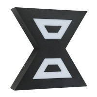 Светильник садово-парк. LED 12W 4200K 910Lm 85-265V IP54 настенный черный METROPOL-12 076-073-0012-010