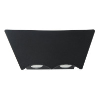 Светильник садово-парк. LED 6W 4200K 335Lm 85-265V IP54 настенный черный BAT-6T 076-072-0006-010