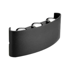 Светильник светодиодный садово-парковый 6W 4200K 540Lm 85-265V IP65 настенный черный PROTON-6 076-039-0006-010