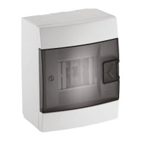 Электрощиток накладной на 4 автомата пластиковый белый (600-000-400) Horoz Electric