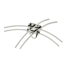 Люстра светодиодная 60W 4000K 2800Lm 180-240V 730х730мм хром Horoz Electric (c) 019-055-0060-010