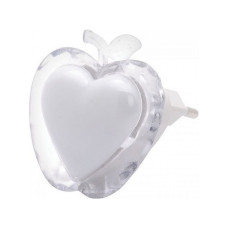 Ночник LED 0,3W 20Lm 220-240V 60x60мм. яблоко синий Horoz Electric (085-001-0003-014)