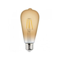 Лампа филамент LED Винтаж 6W Е27 2200К 540Lm 220-240V Horoz Electric (001-029-0006-010)