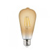 Лампа филамент LED Винтаж 6W Е27 2200К 540Lm 220-240V Horoz Electric (001-029-0006-010)
