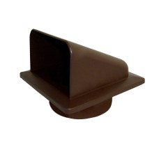 Вентиляционная решетка KRD 100 коричневая Dospel