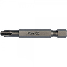 Насадка викруткова з NON SLIP SYSTEM хрестовидним шліцом YATO: PН3 x 50 мм. шпиндель HEX 1/4". 10 шт YT-04792