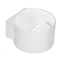 Світильник світлодіодний настінний 8W 4200K 320lm 100-240V d-100мм. білий SISAM 029-006-0008-010