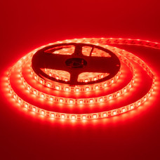 Светодиодная красная лента 14.4W/m МТК-300RF5050-12 12V smd5050 60LED/м IP65 ( 1015425 ) 5м