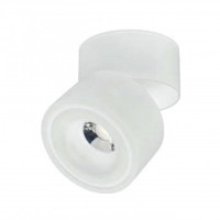 Светильник накладной поворот. LAYLA-15 LED 15W 4200K 1200Lm 100-265V d-100мм h-100мм белый круглый 016-073-0015-010