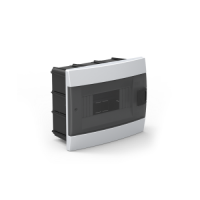 Электрощиток встроенный на 8 автоматов пластиковый белый (600-000-801) Horoz Electric