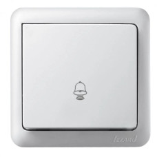 Кнопка звонка белый 751-0200-103 VIOLA