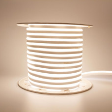 Неоновая лента светодиодная белая теплая AVT 220V smd2835 120LED/м 7Вт/м IP65 ( 1017880 ) 1м