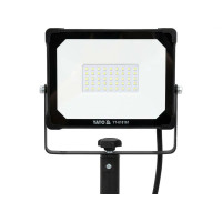 Прожектор с SMD-диодным излучением YATO: 30 Вт, 230 В,2850 Lm, на штативе h=0.6-1.22 м, кабель-2м [6] YT-818161
