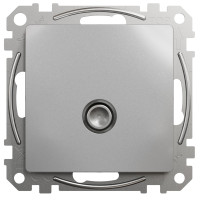 Розетка телевизионная конечная SCHNEIDER Sedna Design алюминий