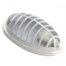 Светильник Овал Акуа Е27 230V IP54 пластиковый белый (400-000-111) Horoz Electric