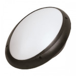 Світильник Овал Акуа Опал Е27 230V IP65 пластиковий чорний (400-011-106) Horoz Electric