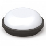 Светильник светодиодный 20W 6400K 2000Lm 230V IP65 d-222мм. круглый черный ARTOS-20 (400-012-128)