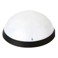 Светильник светодиодный Полная Луна Акуа Опал с сенсором 12W 6400K 230V IP54 пластиковый черный 400-425-115