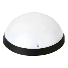 Светильник светодиодный Полная Луна Акуа Опал с сенсором 12W 6400K 230V IP54 пластиковый черный 400-425-115
