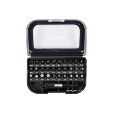 Отверточные насадки с держателем STHOR Cr-V, с 6-гран. хвостов.- 1/4", l= 25 мм, наб. 31 элем (66302)