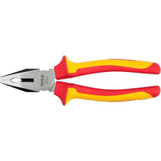 Плоскогубцы комбинированные электромонтажные YATO с изоляцией 1000 V; l= 200 мм (YT-21153)