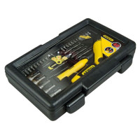 Отвертка реверсивная STANLEY "Pistol Grip Ratchet" : трещатка, насадки 38 шт DW (0-63-038)