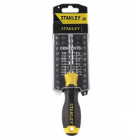 Викрутка тримач насадок HEX 1/4" STANLEY з насадками : компл. 34 шт (STHT0-70885)