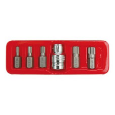 Насадки отверточные (бита) VOREL специальные на трещотки "SPLINE" Набор 6шт (66760)