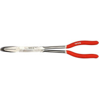 Щипцы изогнутые под 90° удлинены с 2 шарнирами YATO: L=330 мм, HRC 50, Cr-V YT-20402