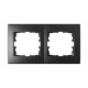 Рамка 2-я горизонтальная антрацит 705-4200-147 LESYA