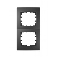 Рамка 2-я вертикальная антрацит 705-4200-152 LESYA