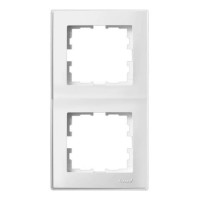 Рамка 2-я вертикальная белый 705-0200-152 LESYA