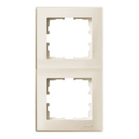 Рамка 2-я вертикальная крем 705-0300-152 LESYA