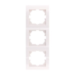 Рамка 3-я вертикальная белый 702-0200-153 DERIY