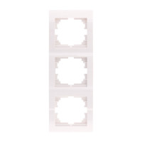 Рамка 3-я вертикальная белый 702-0200-153 DERIY