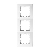 Рамка 3-я вертикальная белый 705-0200-153 LESYA