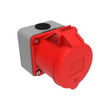 Розетка накладная 380V 4х32A полиамид IP44 Bemis BC1-3504-2510 3P+PE