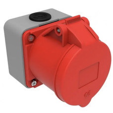 Розетка накладная 380V 5х32A полиамид IP44 Bemis BC1-3505-2510 2Р+РЕ)