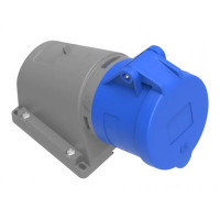 Настенная розетка 220V 3*32A полиамид IP44 Bemis BC1-3403-2535