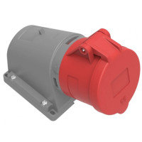 Розетка настенная 380V 4х32A полиамид IP44 Bemis BC1-3504-2535 3P+E 