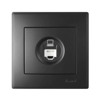 Розетка 1-я компьютерная антрацит 705-4242-139 LESYA