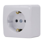 Розетка 1-я с/с белый 751-0200-122B VIOLA