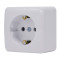 Розетка 1-я с/с белый 751-0200-122B VIOLA