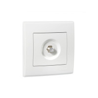 Розетка спутниковая разъем F белая 705-0202-164 LESYA