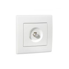 Розетка спутниковая разъем F белая 705-0202-164 LESYA