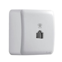 Розетка телефонная евро белый 751-0200-137 VIOLA