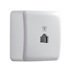 Розетка телефонная евро белый 751-0200-137 VIOLA