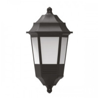 Светильник садово-парковый Е27 230V IP44 335,5мм. пластиковый настенный черный (400-010-120) Horoz