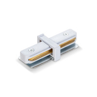 Соединитель для шинопроводов прямой VIDEX белый (VL-TRF-CTI-W)