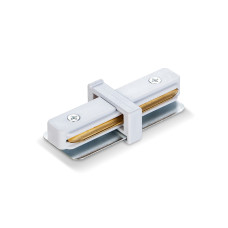 Соединитель для шинопроводов прямой VIDEX белый (VL-TRF-CTI-W)